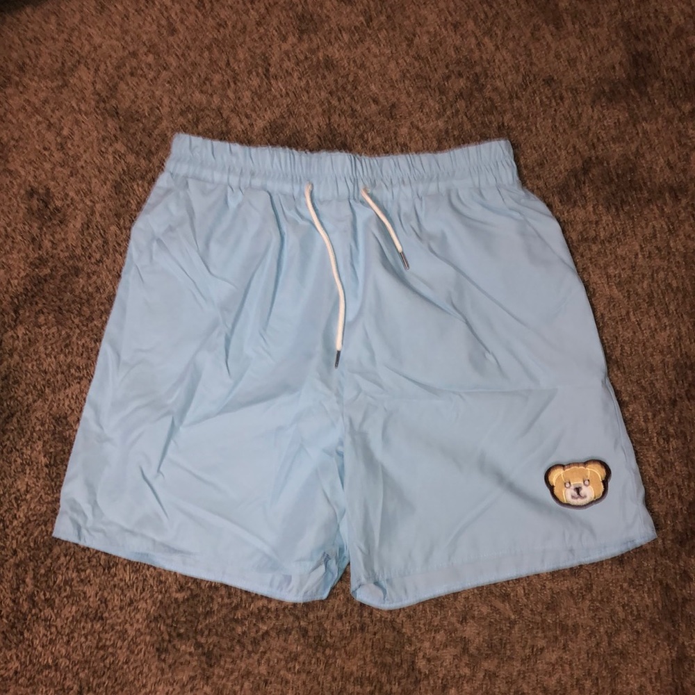 Blue shorts polyester